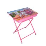 میز تحریر باکسدار با صندلی میزیمو طرح باربی (مدل پایه رنگی) کد51 - Image 4