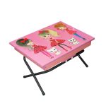 میز تحریر پایه کوتاه باکسدار میزیمو طرح دختر چکمه پوش کد 3401 - تصویر 3