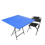 میز و صندلی تاشو سفری میزیمو مدل برزنتی پشتی دار کد 8761 - Image 3