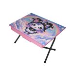 میز تحریر پایه کوتاه باکسدار میزیمو طرح کرومی کد 3401 - Image 3