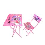 میز تحریر با صندلی میزیمو طرح کرومی ملودی کد 251 (مدل پایه رنگی)