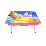 میز تحریر پایه کوتاه باکسدار میزیمو طرح لبوبو کد 3451 (مدل پایه رنگی)
